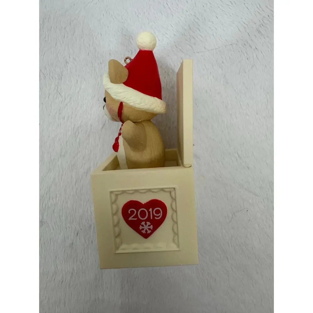 2019 Hallmark Keepsake My First Christmas Teddy Bear Ornament with box